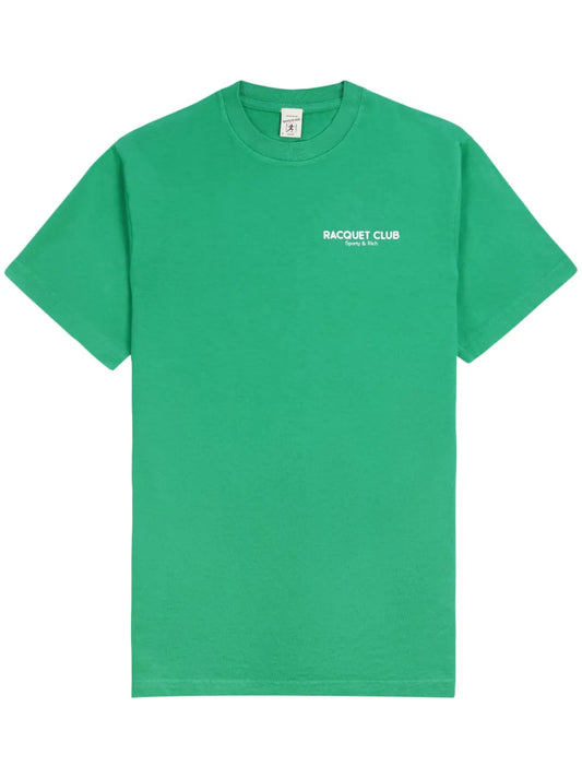 Racquet Club Logo-Print T-Shirt