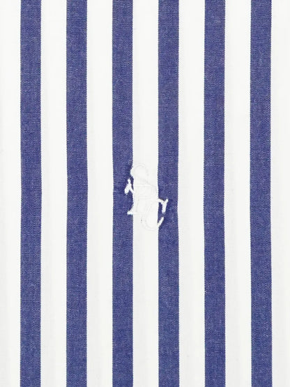 Vertical-Stripe Long-Sleeve Shirt