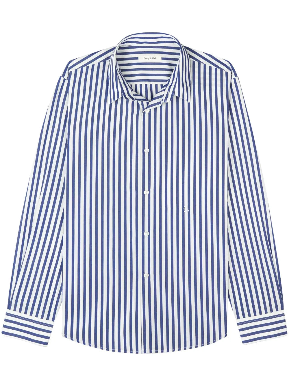 Vertical-Stripe Long-Sleeve Shirt