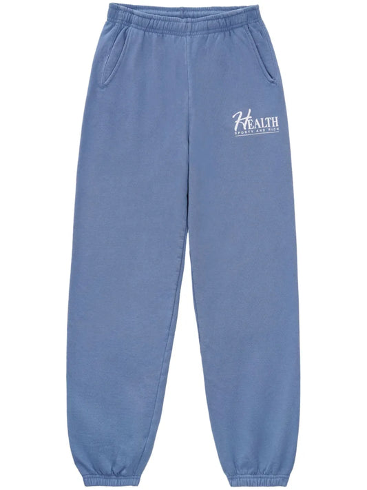 Slogan-Print Cotton Track Pants