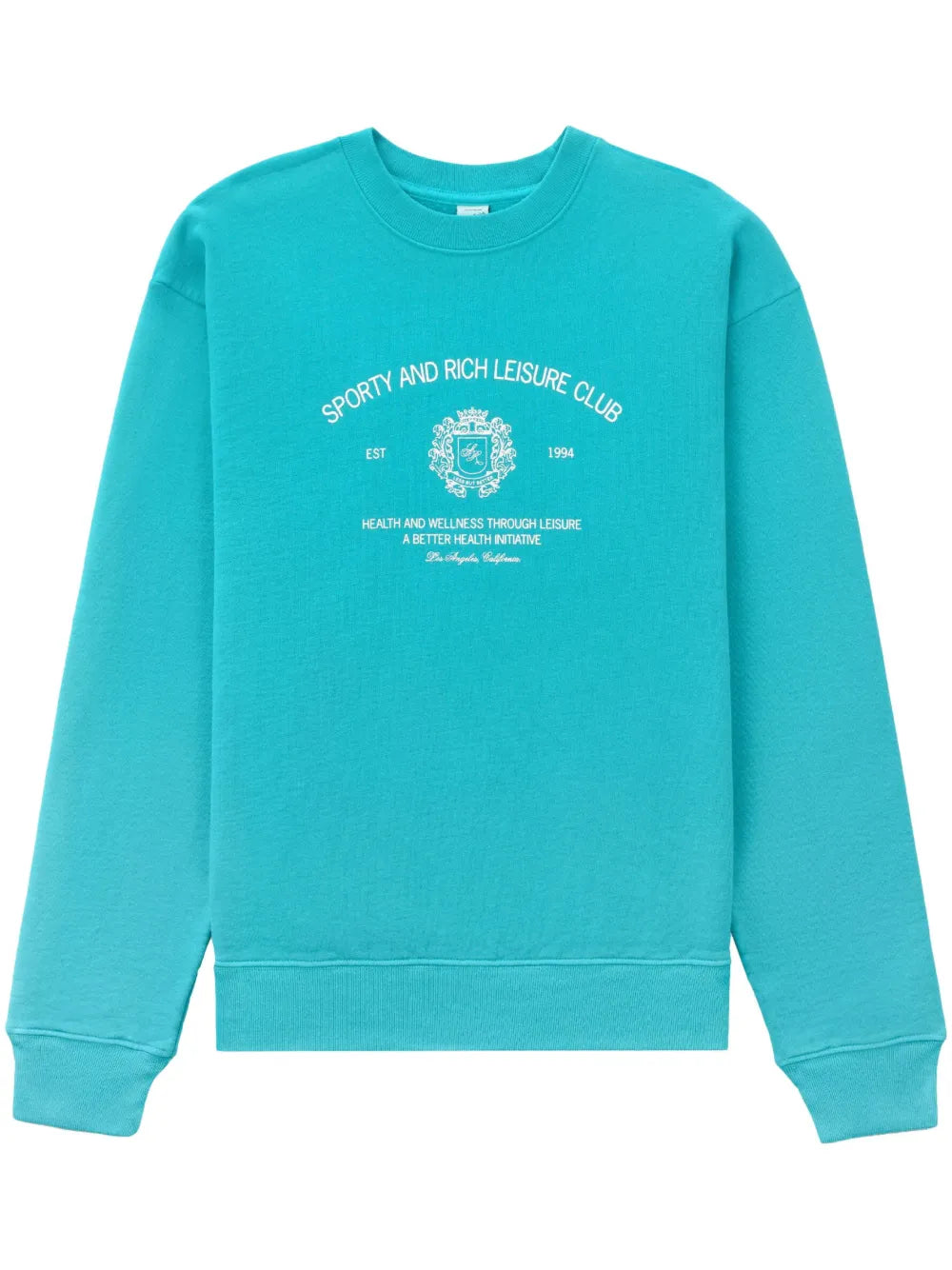 Slogan-Print Crew-Neck Sweatshirt