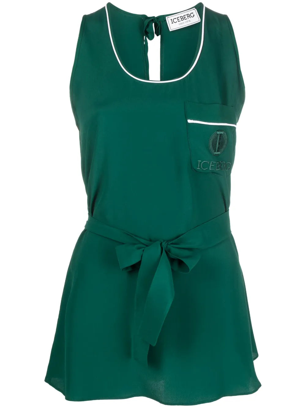 Logo-Print Sleeveless Top