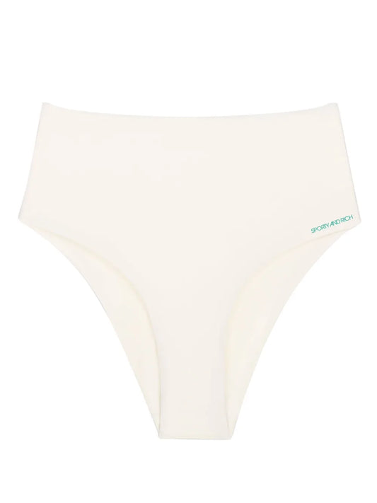 Jane Logo-Print Bikini Bottoms