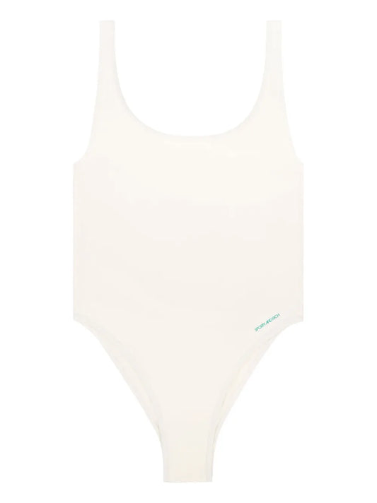 Carla Logo-Print Swimsuit