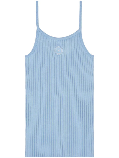 Logo-Patch Ribbed Tank Top