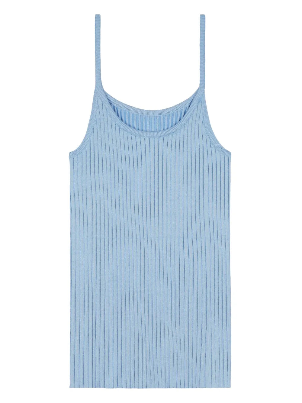 Logo-Patch Ribbed Tank Top