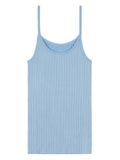 Logo-Patch Ribbed Tank Top