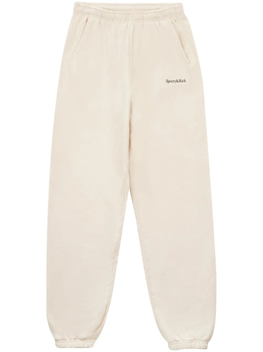 Embroidered-Logo Track Trousers