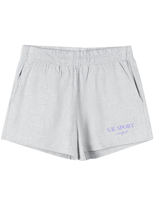 Wimbledon Mélange-Effect Shorts
