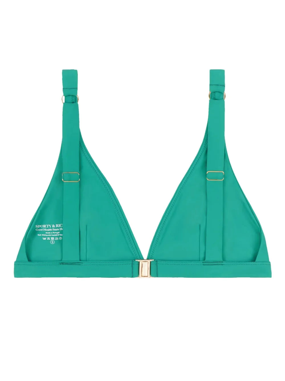 Logo-Print Bikini Top