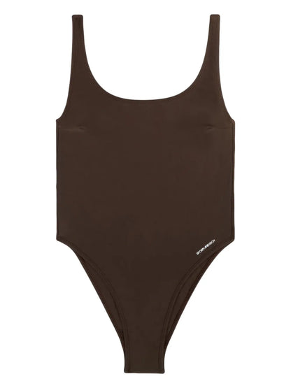 Carla Logo-Print Swimsuit