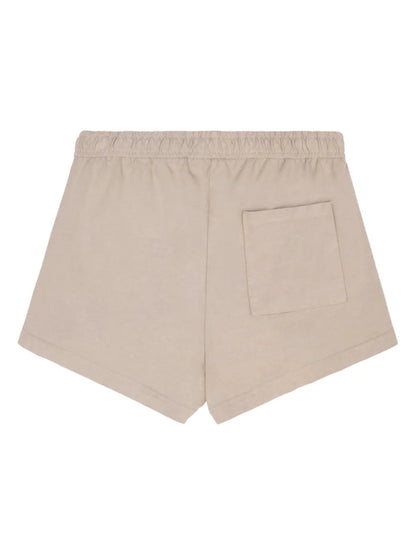 Logo-Print Elasticated-Waistband Shorts