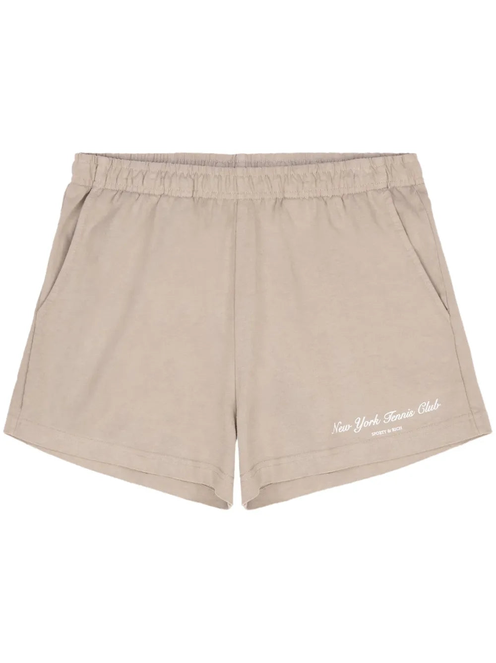Logo-Print Elasticated-Waistband Shorts
