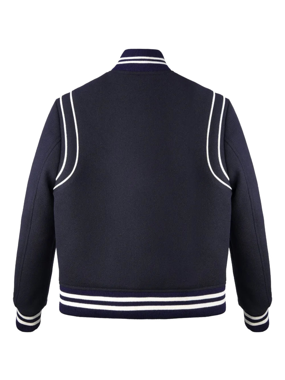 Connecticut Crest Logo-Embroidered Varsity Jacket