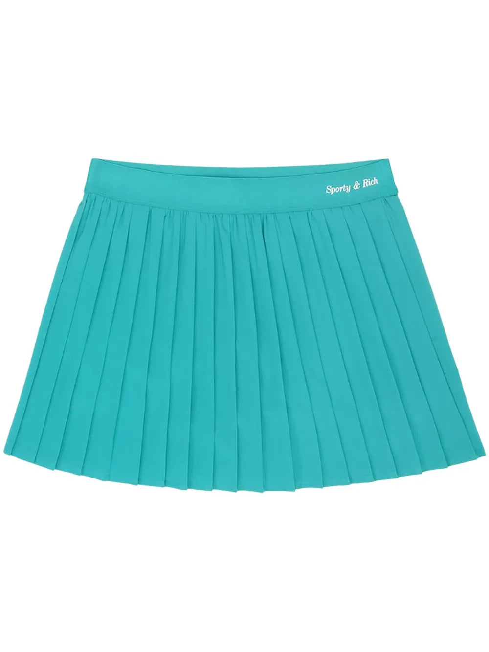 Logo-Print Pleated Tennis Skirt