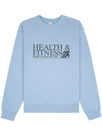 Health & Fitness Logo-Print Sweatshirt