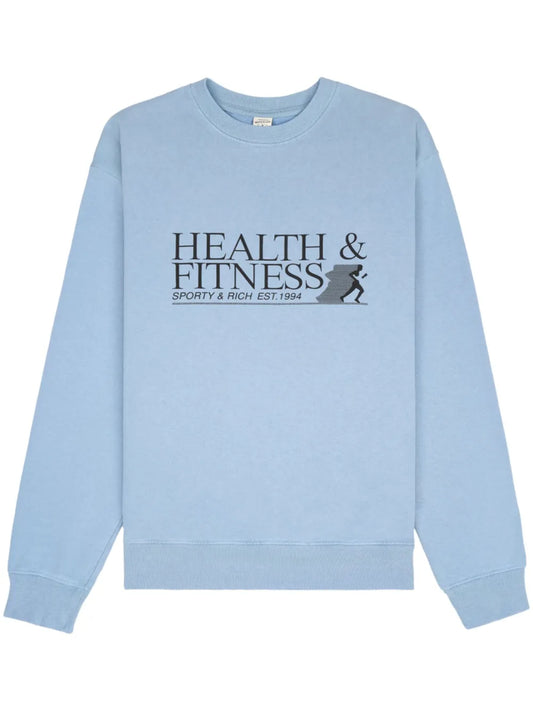 Health & Fitness Logo-Print Sweatshirt