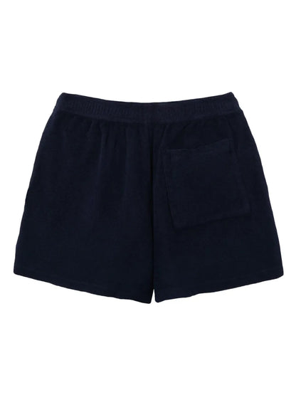 Embroidered-Logo Cotton Shorts