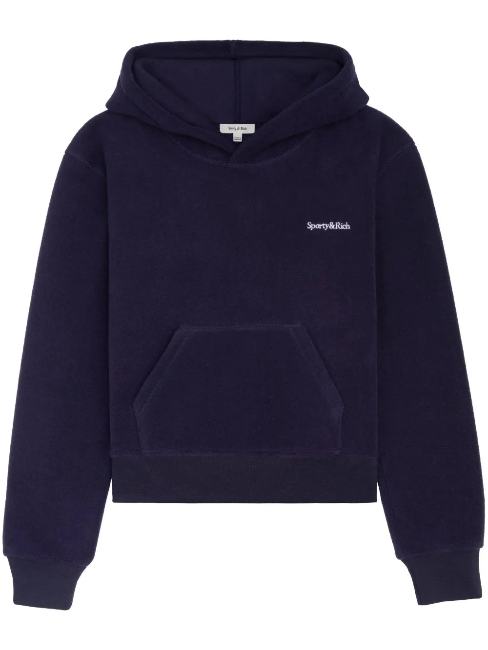 Embroidered-Logo Polar Hoodie