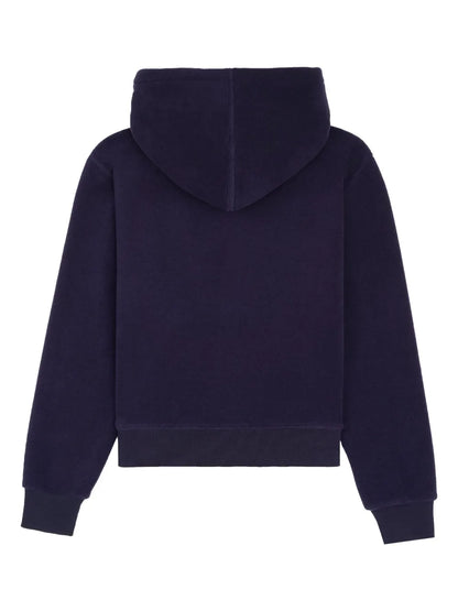 Embroidered-Logo Polar Hoodie
