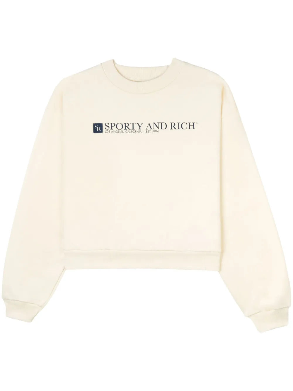 Logo-Print Cropped Sweatshirt