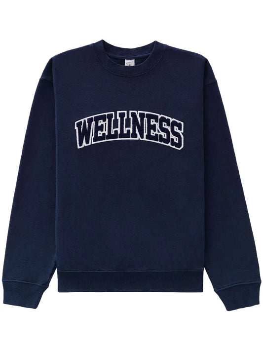 Text-Print Cotton Sweatshirt