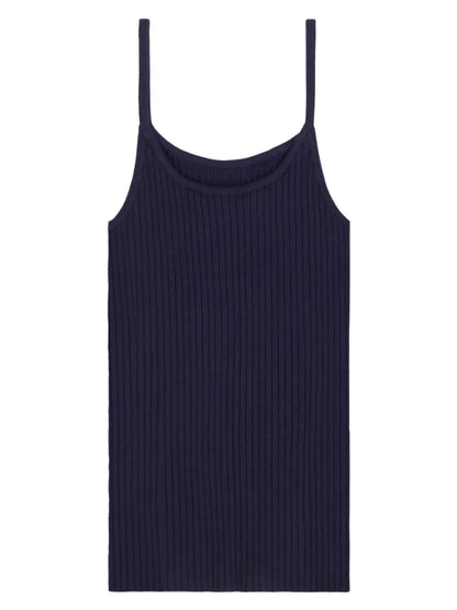 Logo-Patch Ribbed Tank Top