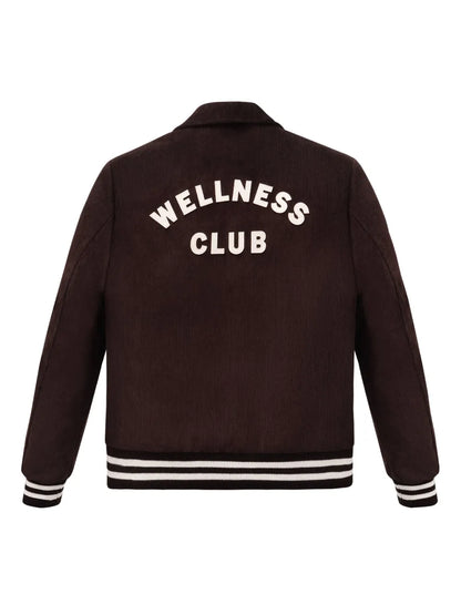 Embroidered-Logo Bomber Jacket