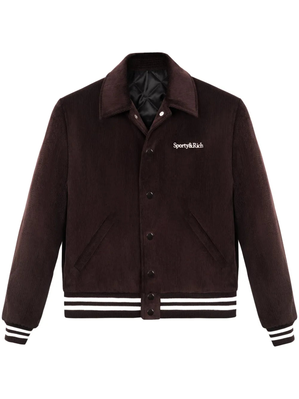 Embroidered-Logo Bomber Jacket