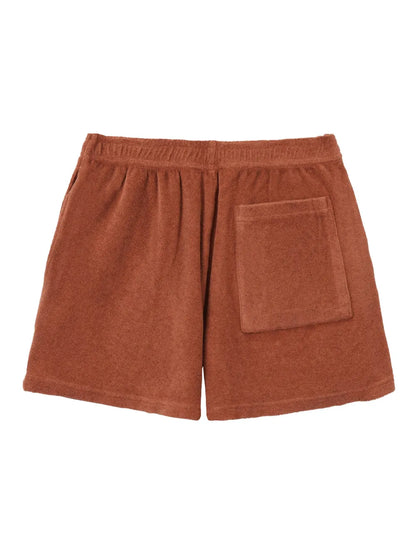 Logo-Embroidered Towelling-Finish Shorts