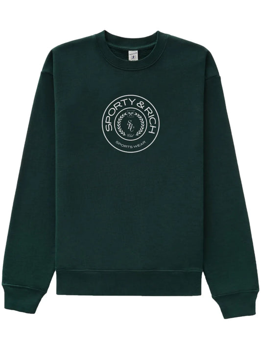 Connecticut Crest Cotton Sweatshirt