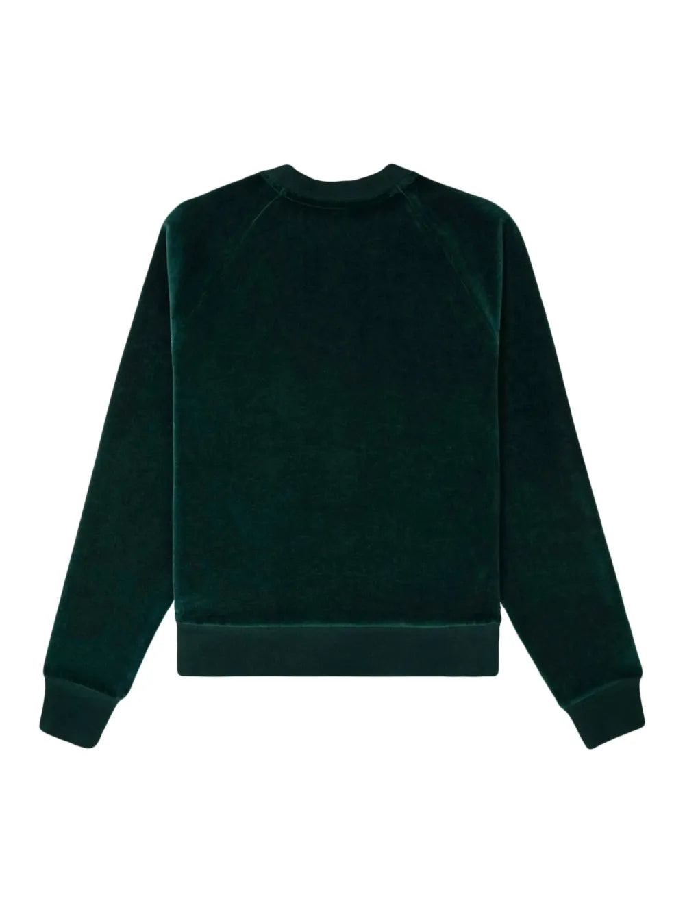 Logo-Embroidered Velour Sweatshirt