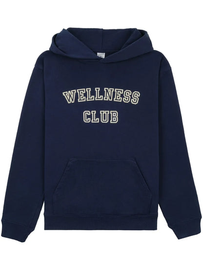 Slogan-Print Cotton Hoodie
