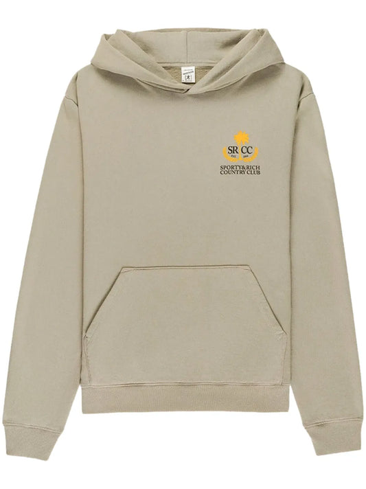Country Club Logo-Print Hoodie