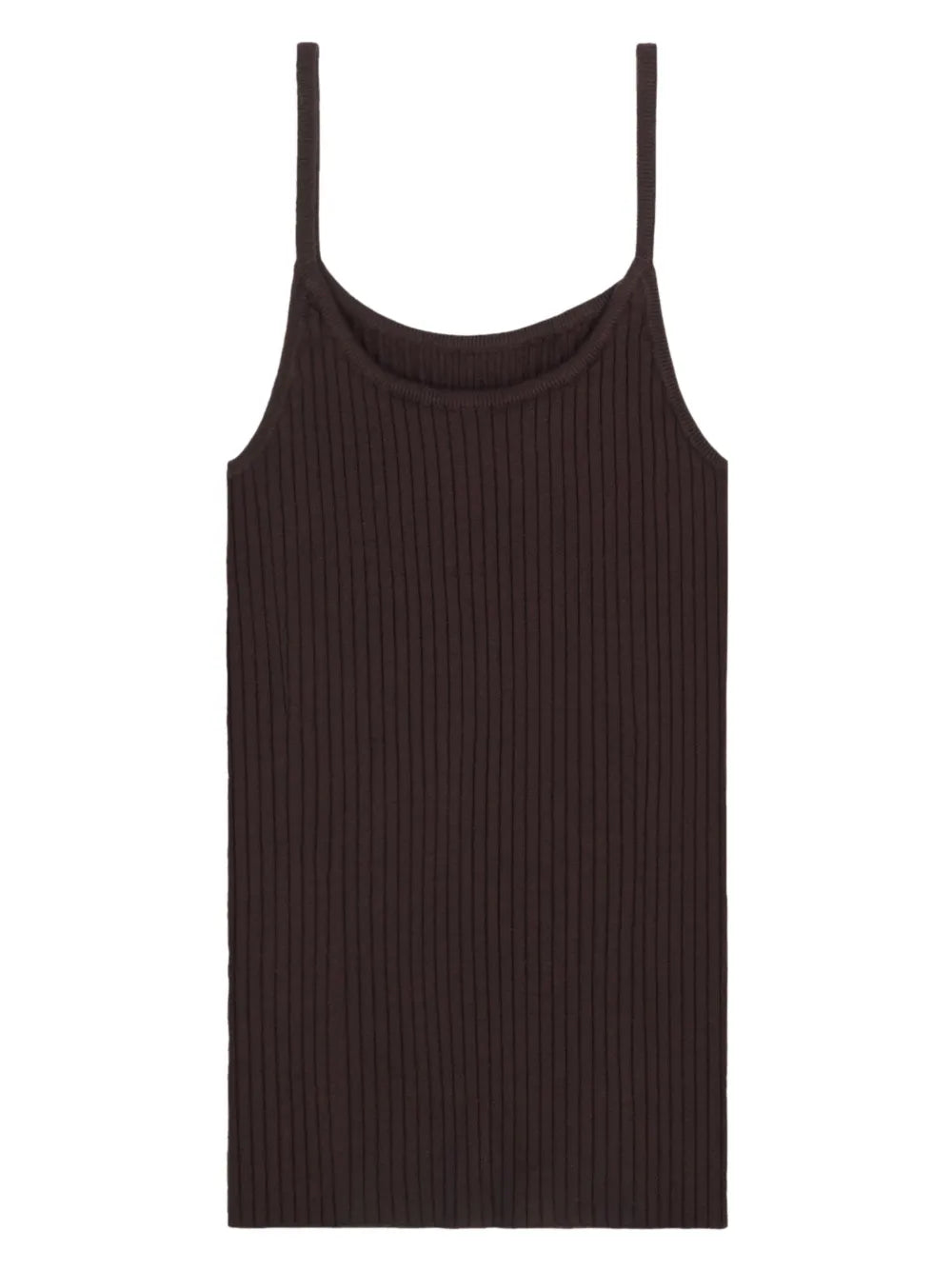 Logo-Patch Ribbed Tank Top
