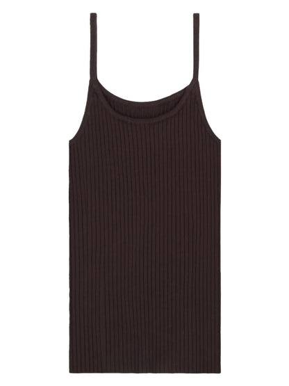 Logo-Patch Ribbed Tank Top