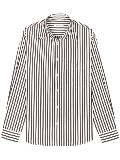Oversized Striped Cotton Shirt