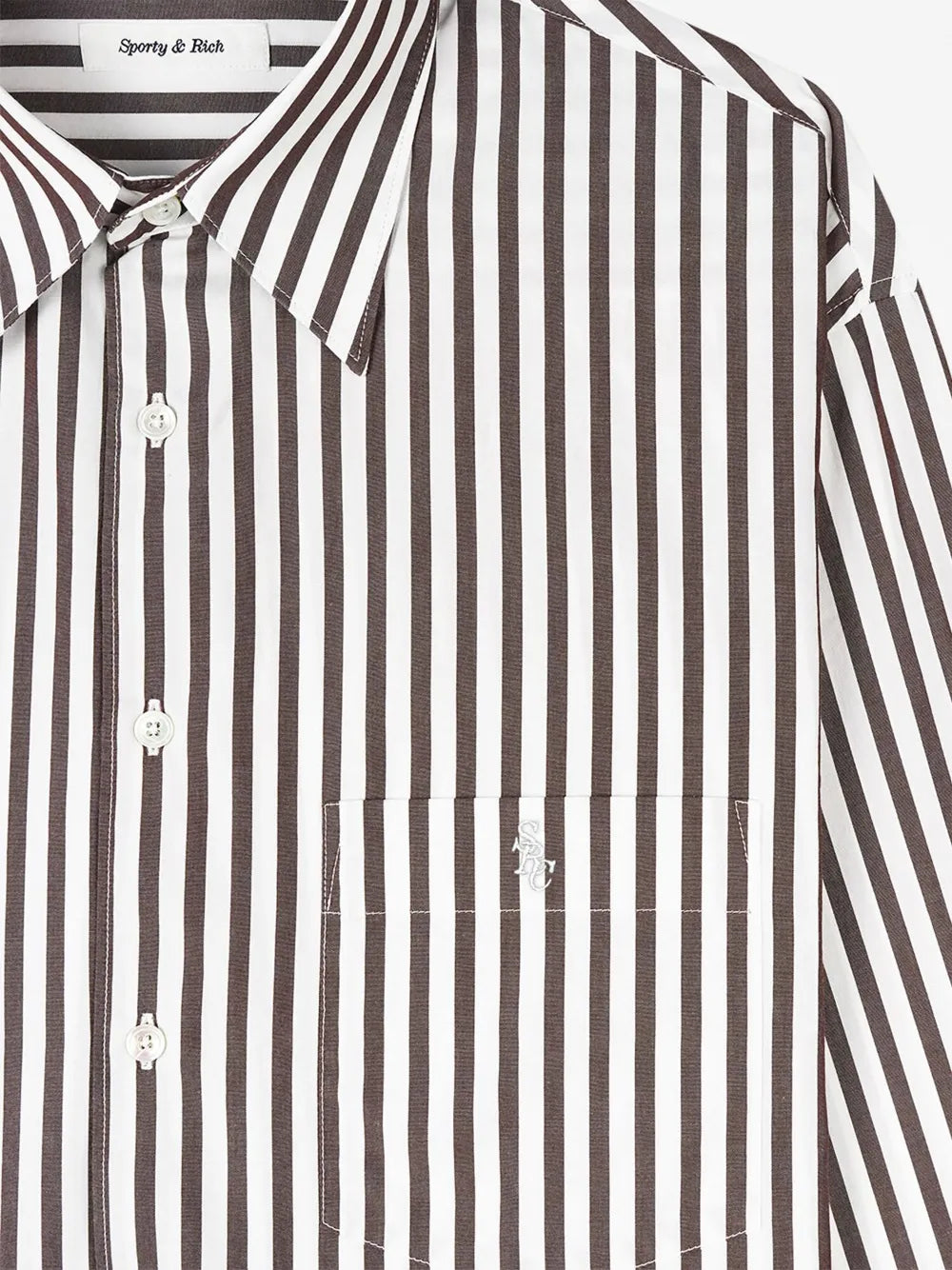 Oversized Striped Cotton Shirt