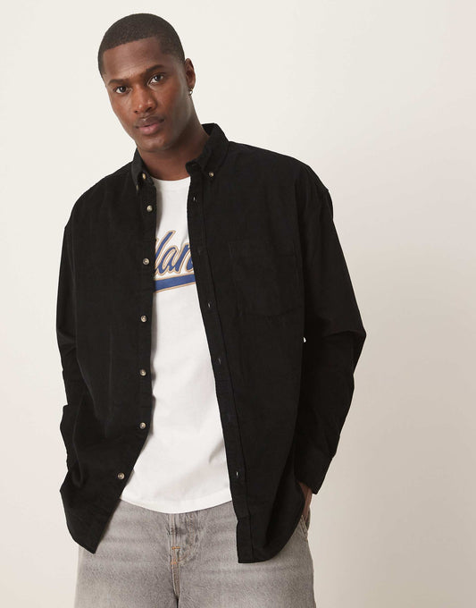 90S Oversized Cord Shirt