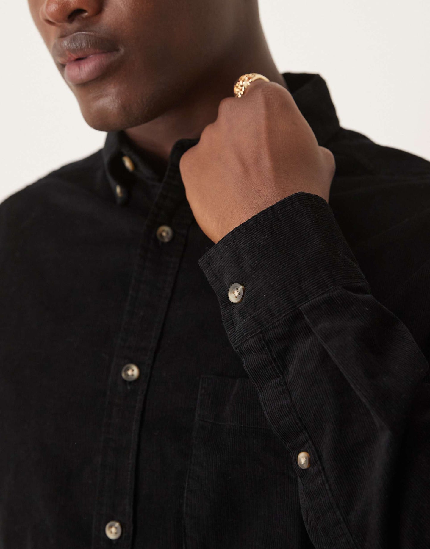 90S Oversized Cord Shirt