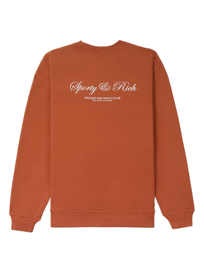 Tennis Script Crew-Neck Sweatshirt