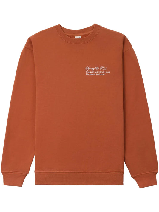 Tennis Script Crew-Neck Sweatshirt