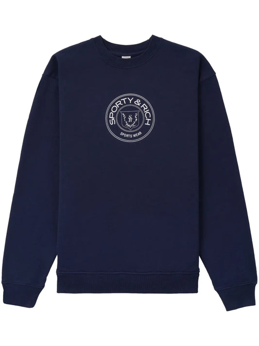 Connecticut Crest Logo-Print Sweatshirt