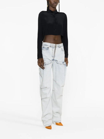 Hybrid Straight-Leg Jeans