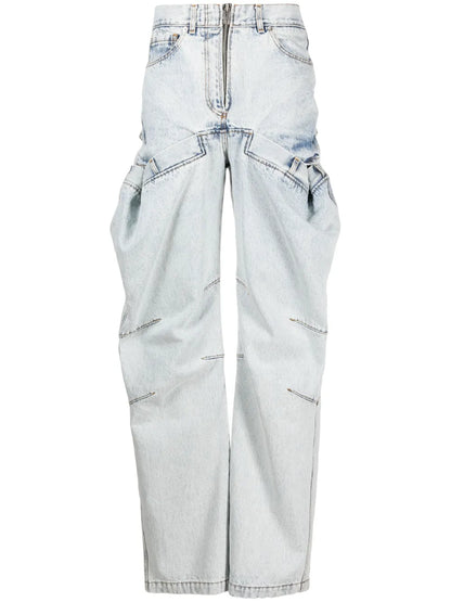 Hybrid Straight-Leg Jeans
