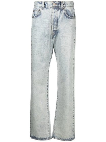 High-Rise Straight-Leg Jeans