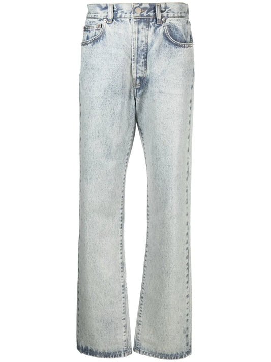 High-Rise Straight-Leg Jeans