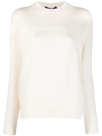 Logo-Embellished Long-Sleeve Jumper