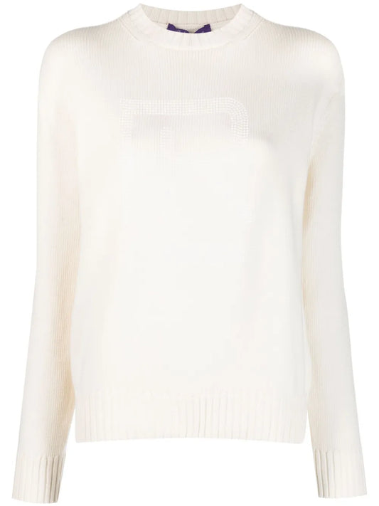 Logo-Embellished Long-Sleeve Jumper