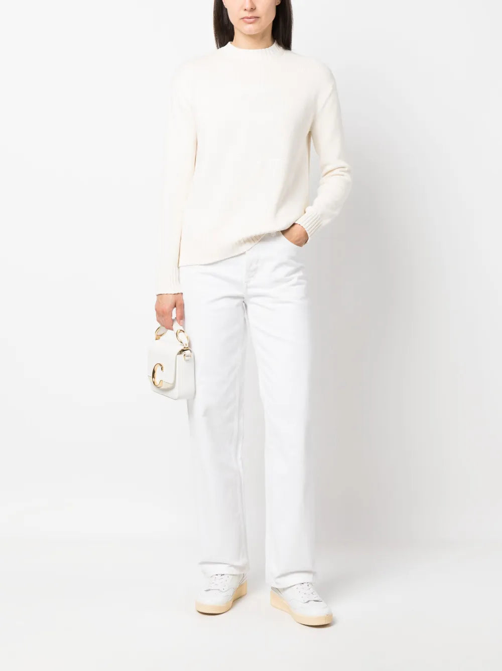 Logo-Embellished Long-Sleeve Jumper